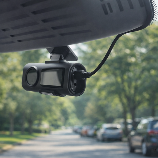 4K UHD Car Dash Cam with Built-in WiFi and Night Vision