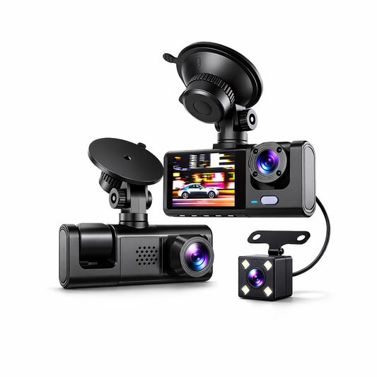 Dual Front/Rear Full HD Dash Cam & Backup Camera for Car